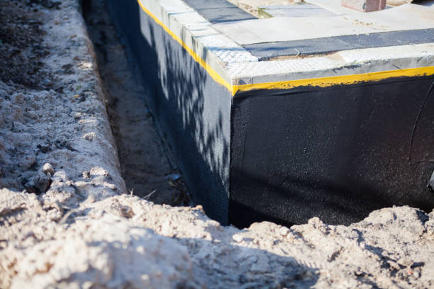 Residential Waterproofing installation at a Henryville, IN home by SJ Waterproofing Pros